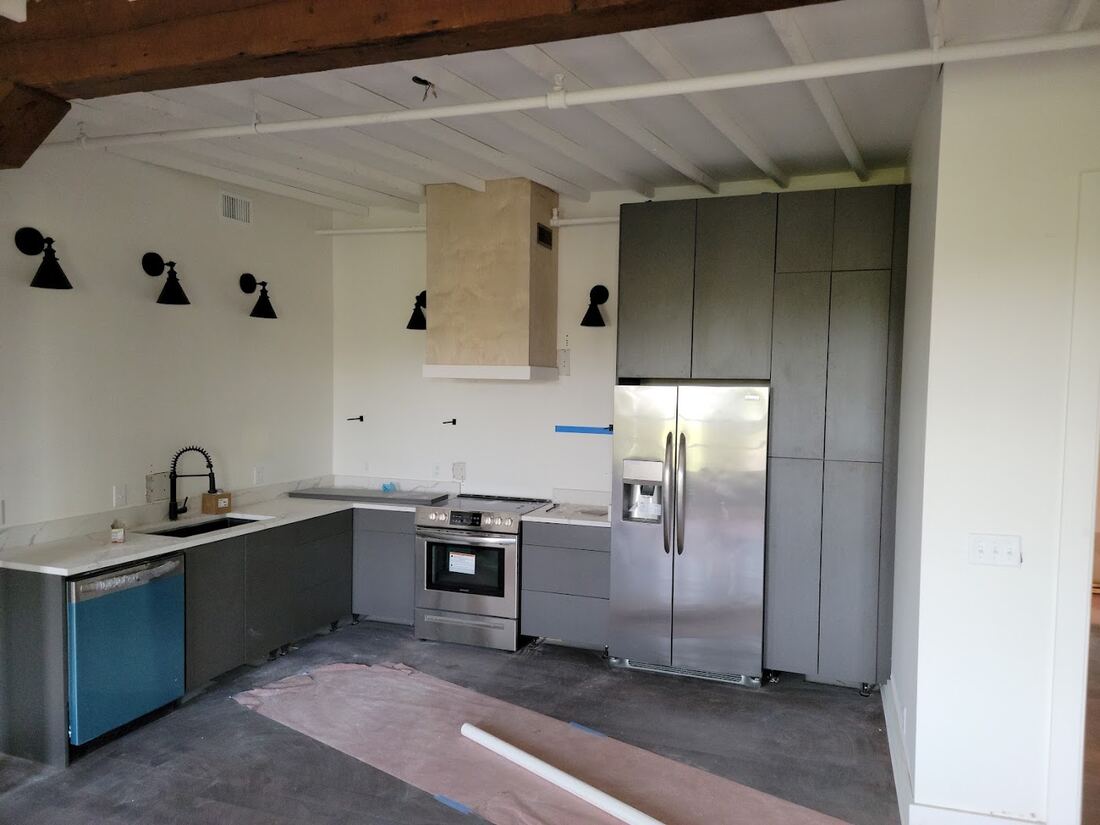Custom kitchen cabinetry and countertops